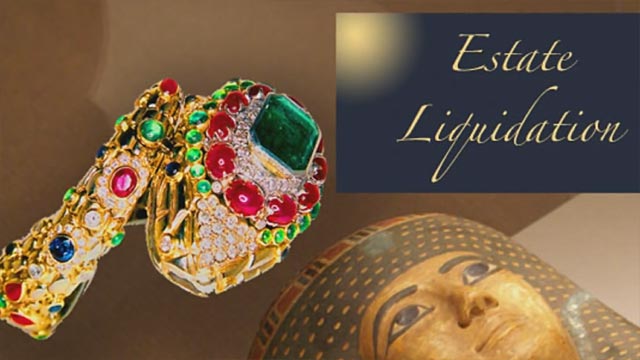 Estate Liquidation - Ornate jewelry and antiques